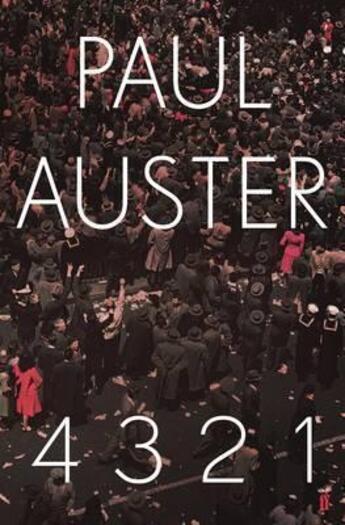 Couverture du livre « 4 3 2 1 » de Paul Auster aux éditions Faber Et Faber