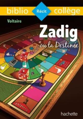 Couverture du livre « Zadig ou la destinée » de  aux éditions Hachette Education