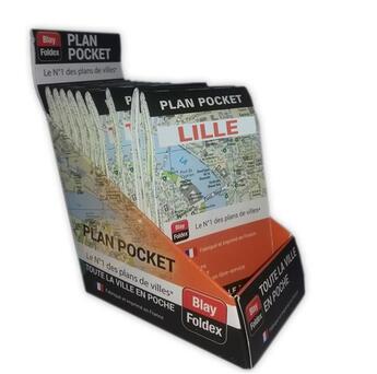 Couverture du livre « Boite comptoir plan pocket de lille (15 ex) » de Blay Foldex aux éditions Blay Foldex