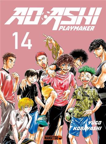 Couverture du livre « Ao Ashi, playmaker Tome 14 » de Yugo Kobayashi et Naohiko Ueno aux éditions Mangetsu