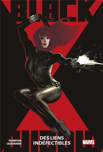 Couverture du livre « Black Widow t.1 : des liens indefectibles » de Elena Casagrande et Kelly Thompson aux éditions Panini