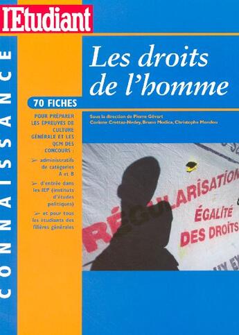 Couverture du livre « Les droits de l'homme » de Gevart/Crettaz-Nedey aux éditions L'etudiant