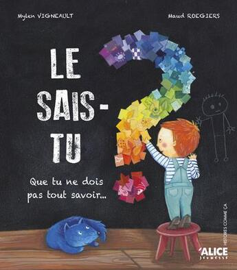 Couverture du livre « Le sais-tu ? que tu ne dois pas tout savoir... » de Maud Roegiers et Mylen Vigneault aux éditions Alice