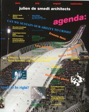 Couverture du livre « Jds architects agenda can we sustain ability to crisis? » de Jds Architects aux éditions Actar