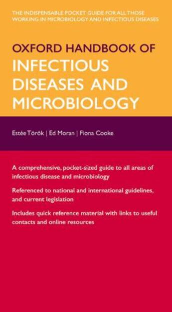 Couverture du livre « Oxford Handbook of Infectious Diseases and Microbiology » de Cooke Fiona aux éditions Oup Oxford