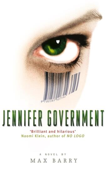 Couverture du livre « Jennifer government » de Max Barry aux éditions Abacus