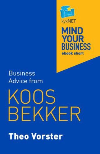 Couverture du livre « Koos Bekker » de Vorster Theo aux éditions Ball Jonathan Publishing Digital