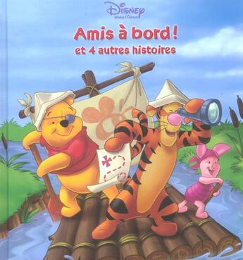 Couverture du livre « Les aventures de Winnie ; amis à bord ! et 4 autres histoires » de Disney aux éditions Disney Hachette