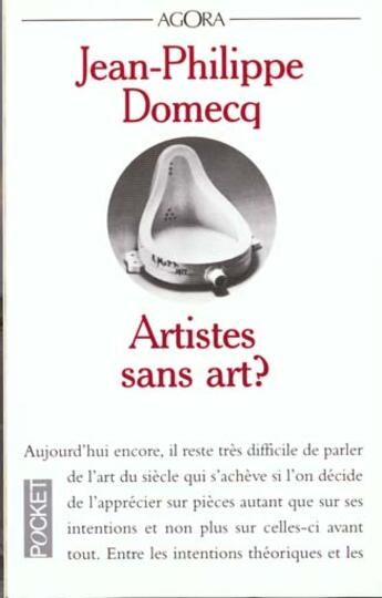 Couverture du livre « Artistes Sans Art » de Jean-Philippe Domecq aux éditions Pocket