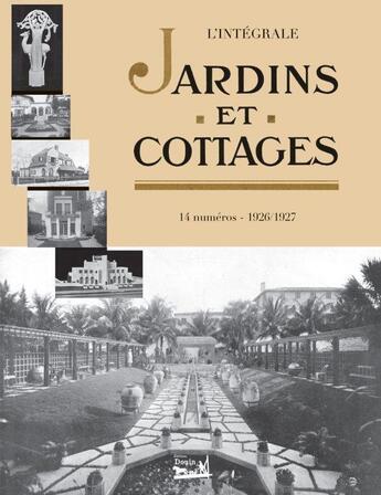 Couverture du livre « Jardins et cottages » de Jardins Et Cottages aux éditions Douin