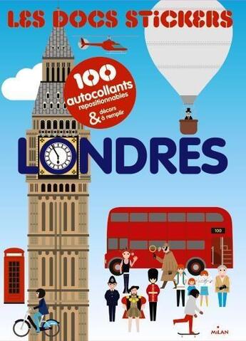 Couverture du livre « Londres ; stickers » de  aux éditions Milan