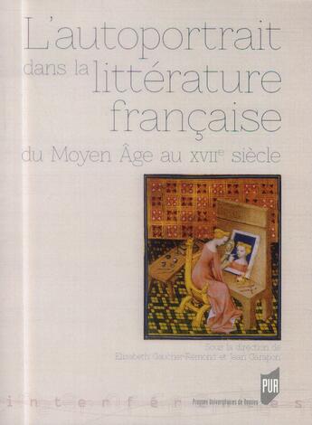 Couverture du livre « Autoportrait dans la litterature francaise » de Gaucher aux éditions Pu De Rennes