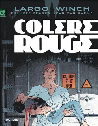 Couverture du livre « Largo Winch Tome 18 : colère rouge » de Jean Van Hamme et Philippe Francq aux éditions Dupuis