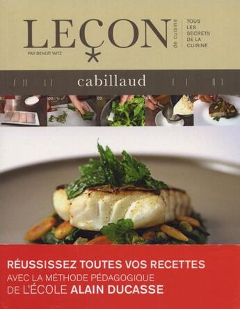 Couverture du livre « Cabillaud » de Witz Benoit aux éditions Les Editions Culinaires