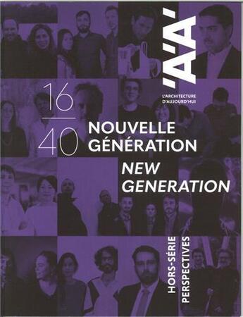 Couverture du livre « L'architecture d'aujourd'hui hs perspectives 16/40 nouvelle generation 2017 » de  aux éditions Archipress