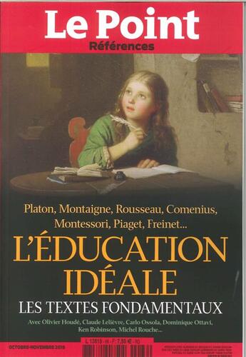 Couverture du livre « Le point n 66 references l'education ideale octobre 2016 » de  aux éditions Le Point