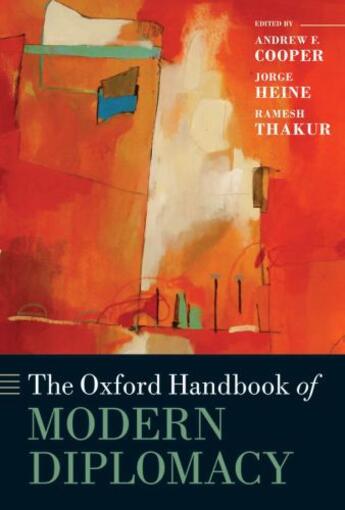 Couverture du livre « The Oxford Handbook of Modern Diplomacy » de Andrew F Cooper aux éditions Oup Oxford