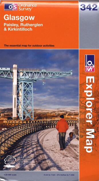 Couverture du livre « **glasgow » de  aux éditions Ordnance Survey