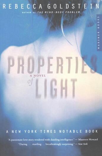 Couverture du livre « Properties of Light » de Goldstein Rebecca aux éditions Houghton Mifflin Harcourt