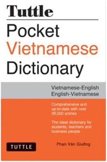 Couverture du livre « Tuttle pocket vietnamese dictionary » de Giuong Van Phan aux éditions Tuttle