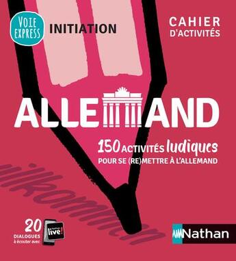 Couverture du livre « Allemand : cahier d'activités : initiation » de Claude Renucci et Petra Niggemann aux éditions Nathan