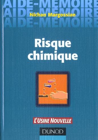Couverture du livre « Risque Chimique » de Nichan Margossian aux éditions Dunod