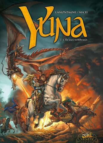 Couverture du livre « Yuna Tome 2 ; l'île aux tombeaux » de Ma Yi et Jacques Lamontagne aux éditions Soleil