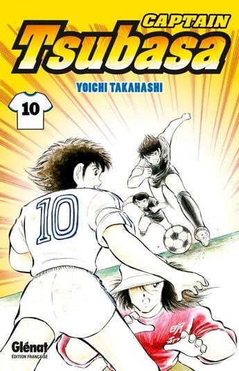 Couverture du livre « Captain Tsubasa Tome 10 » de Yoichi Takahashi aux éditions Glenat