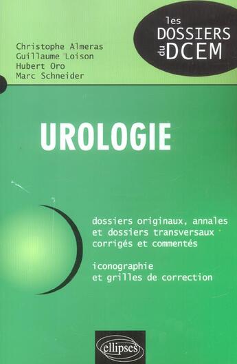 Couverture du livre « Urologie » de Marc Schneider aux éditions Ellipses