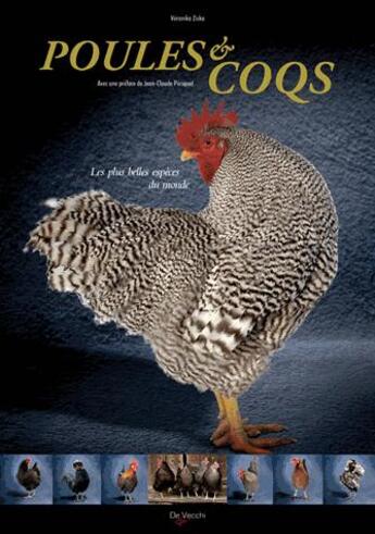 Couverture du livre « Poules et coqs » de Zizka aux éditions De Vecchi