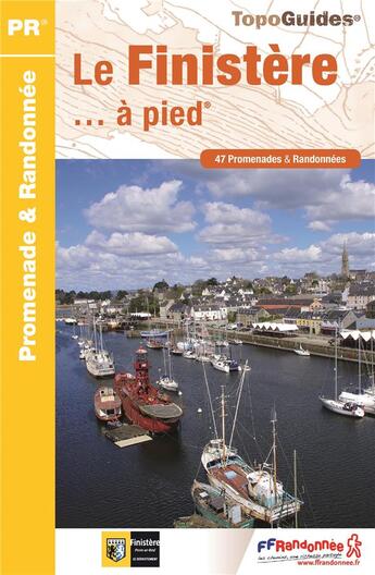 Couverture du livre « Le Finistère... à pied » de  aux éditions Ffrp