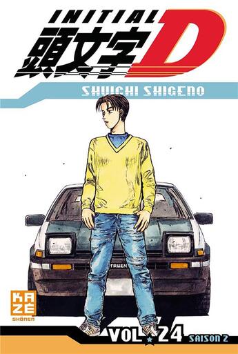 Couverture du livre « Initial D Tome 24 » de Shuichi Shigeno aux éditions Crunchyroll