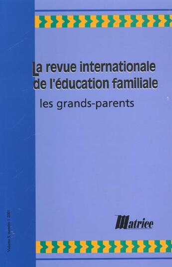 Couverture du livre « Les grands-parents » de  aux éditions Champ Social