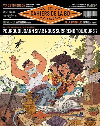 Couverture du livre « Les cahiers de la BD n.20 : pourquoi Joann Sfar revient aux affaires ? » de Les Cahiers De La Bd aux éditions Les Cahiers De La Bd