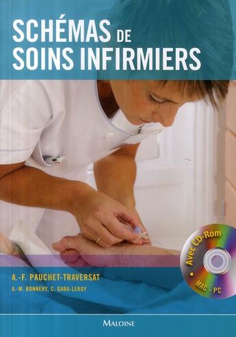 Couverture du livre « Schémas de soins infirmiers » de Pauchet-Travers aux éditions Maloine