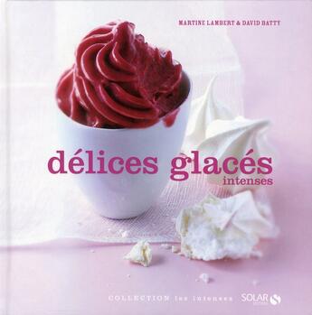 Couverture du livre « Délices glacés intenses » de David Batty et Martine Lambert aux éditions Solar