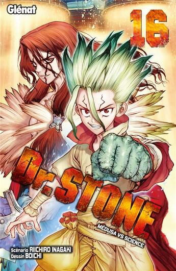 Couverture du livre « Dr. Stone Tome 16 » de Riichiro Inagaki et Boichi aux éditions Glenat