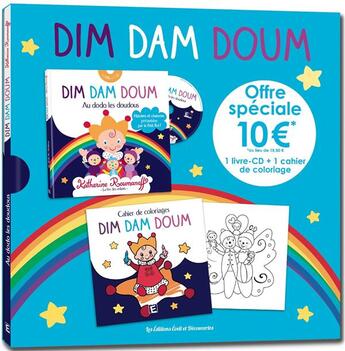 Couverture du livre « Coffret Dim Dam Doum » de Katherine Roumanoff aux éditions Eveil Et Decouvertes