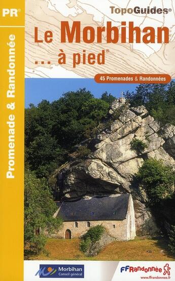 Couverture du livre « Le Morbihan à pied ; 56 - pr - d056 » de  aux éditions Ffrp