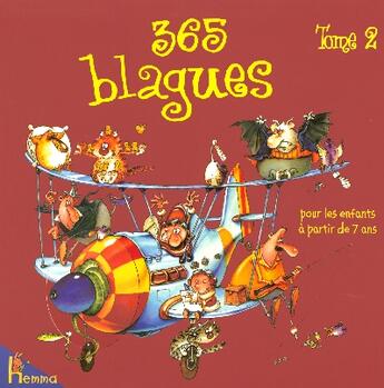 Couverture du livre « 365 blagues t.2 » de  aux éditions Hemma