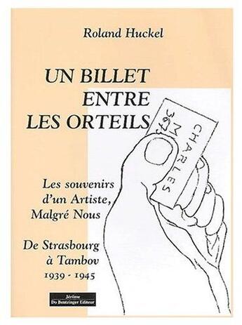 Couverture du livre « Un billet entre les orteils » de  aux éditions Do Bentzinger