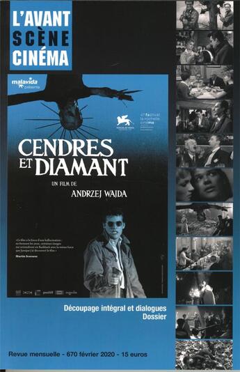 Couverture du livre « L'avant-scene cinema n 670 cendres et diamant » de  aux éditions Alice Edition