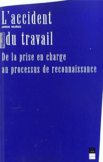 Couverture du livre « ACCIDENT DU TRAVAIL » de Pur aux éditions Pu De Rennes