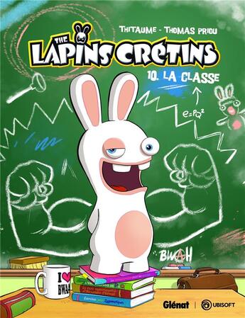 Couverture du livre « The Lapins Crétins Tome 10 : la classe » de Thitaume et Thomas Priou aux éditions Les Deux Royaumes