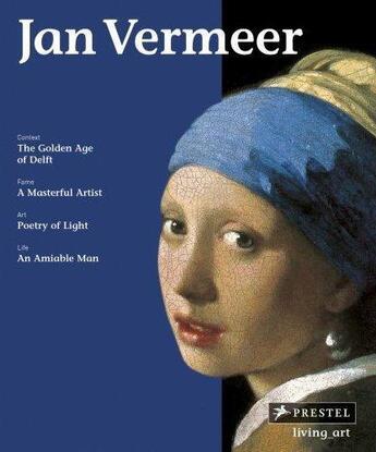 Couverture du livre « Jan vermeer (living art) » de Finger Bradley aux éditions Prestel