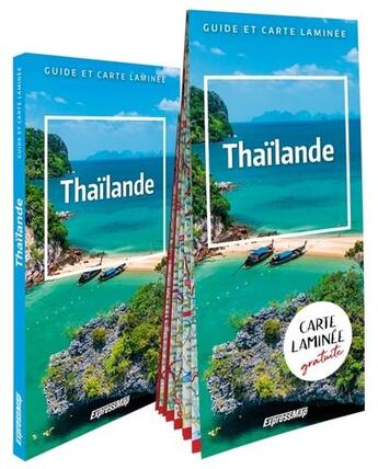 Couverture du livre « Thailande (guide et carte laminee) » de  aux éditions Expressmap