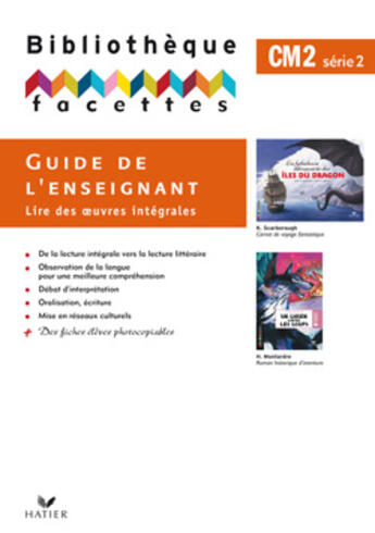 Couverture du livre « Facettes ; Cm2 ; Guide De L'Enseignant T.2 ; Titres 4 Et 5 » de Michele Schottke aux éditions Hatier