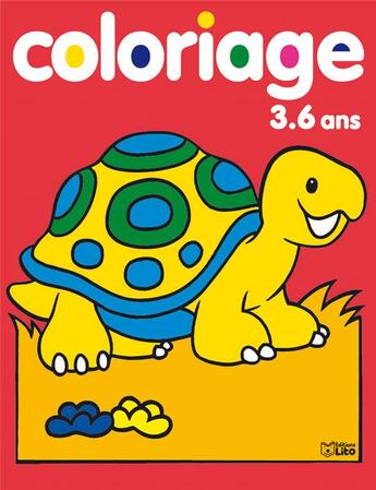 Couverture du livre « Mon Joli Coloriage : Tortue » de Jordi Busquets aux éditions Lito