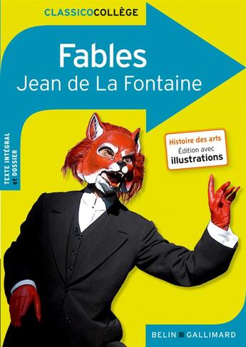 Couverture du livre « Fables » de Jean De La Fontaine et Virginie Manouguian aux éditions Belin Education