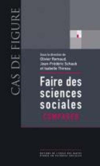 Couverture du livre « Faire des sciences sociales t.2 ; comparer » de  aux éditions Ehess